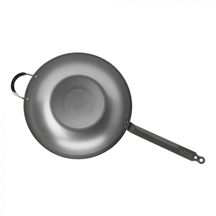 De Buyer Mineral B Wokpan 40cm met extra greep – Plaatstaal - inclusief inductie