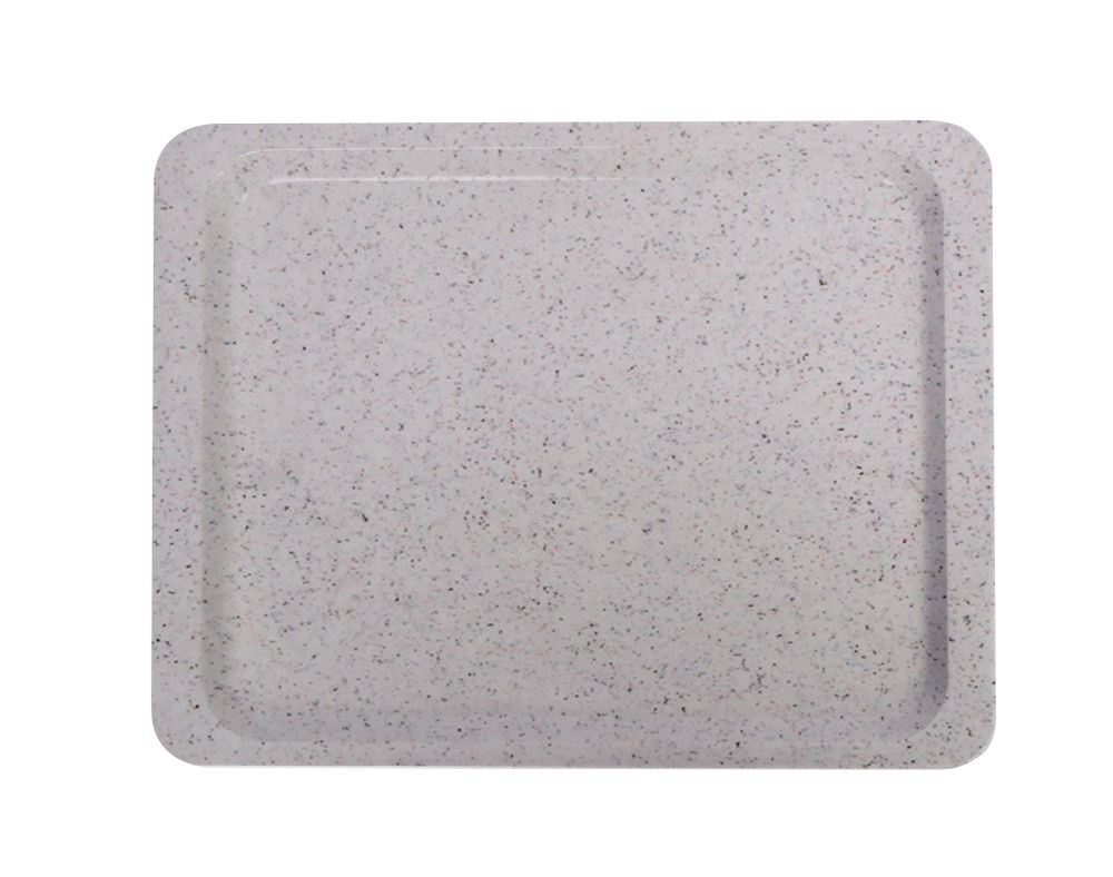 Polyester dienblad voor zelfbedieningsrestaurants, AmerBox, GN 1/1, graniet, 530x325mm
