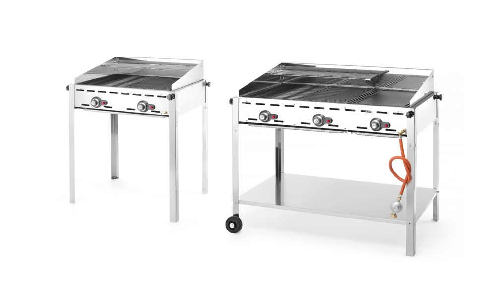 Green Fire met 3 branders, HENDI, Profi Line, 17,4kW, 1078x612x(H)825mm