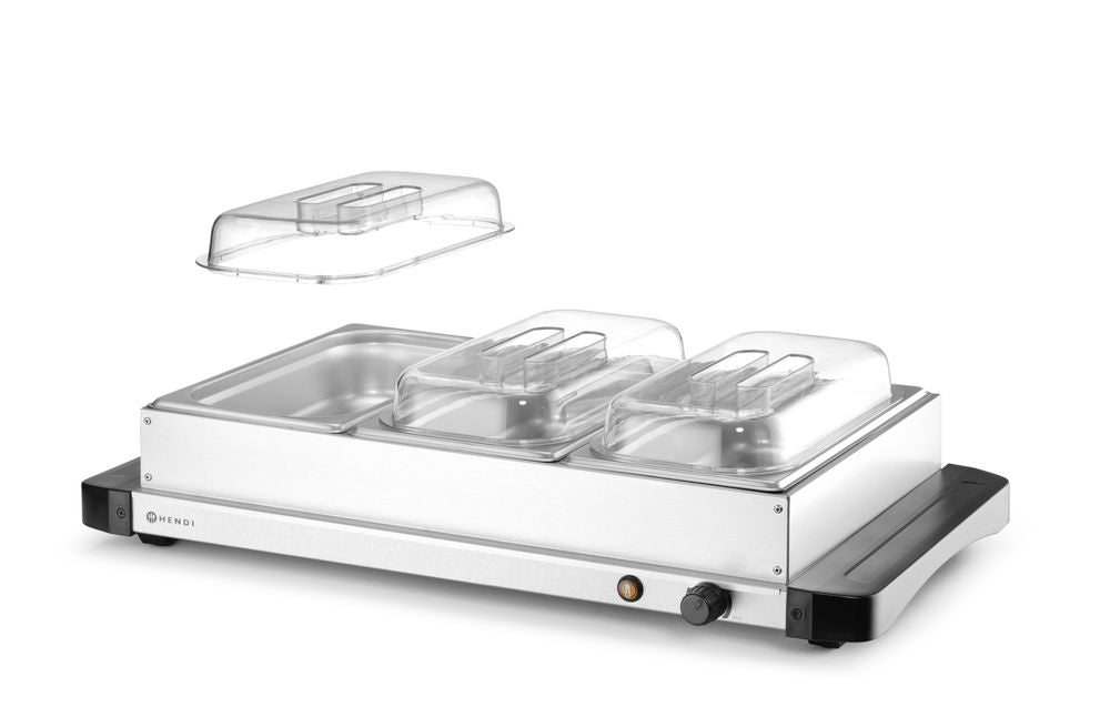 Voedselwarmer, HENDI, 220-240V/400W, 657x381x(H)161mm