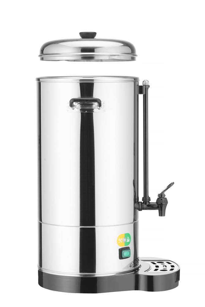 Warme dranken ketel dubbelwandig, HENDI, 18L, 230V/2200W, 386x393x(H)666mm