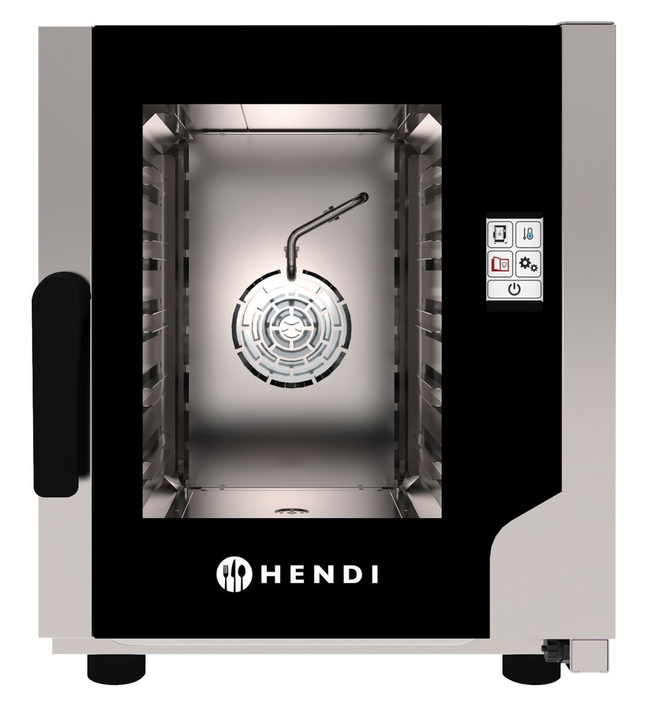 Hetelucht stoomoven Contact 5x GN 2/3, HENDI, 230V/3200W, 550x754x(H)662mm