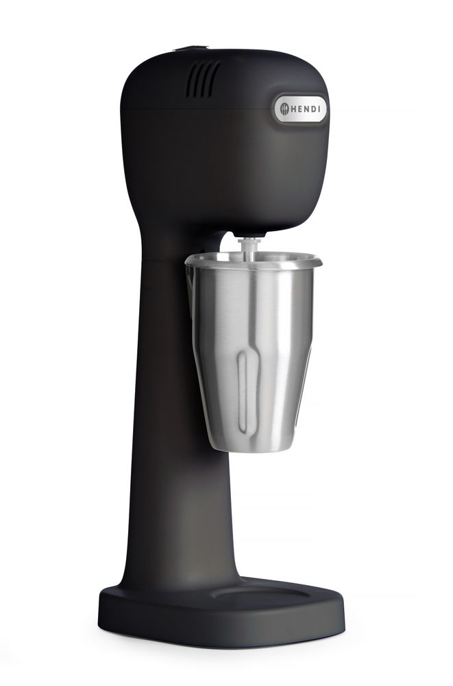 Milkshakemixer BPA-vrij - Design by Bronwasser, HENDI, Zwart, 230V/400W, 170x196x(H)490mm
