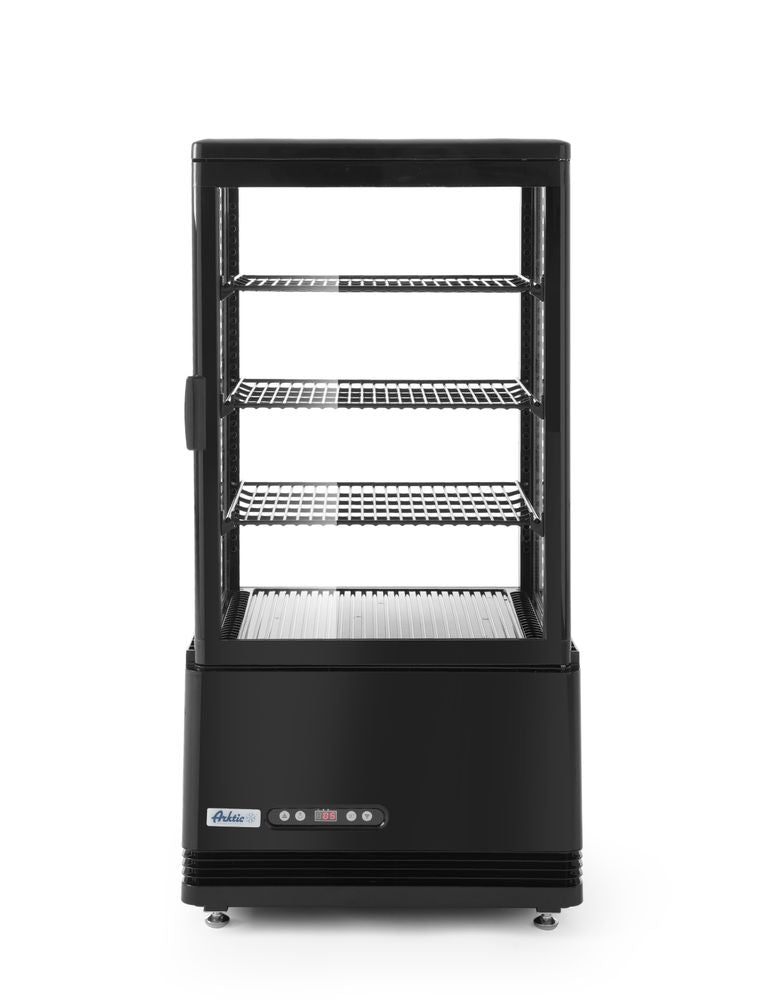Koelvitrinekast 68L, Arktic, Zwart, 230V/170W, 444x397x(H)875mm