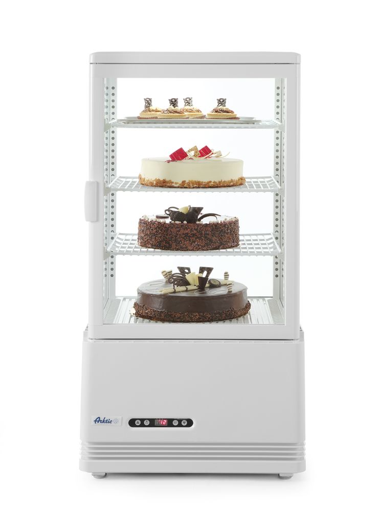 Koelvitrinekast 68L, Arktic, wit, 230V/170W, 444x397x(H)875mm