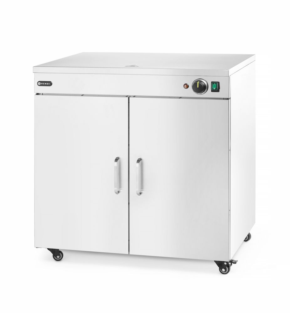 Bordenwarmer dubbel, HENDI, 230V/800W, 735x589x(H)766mm