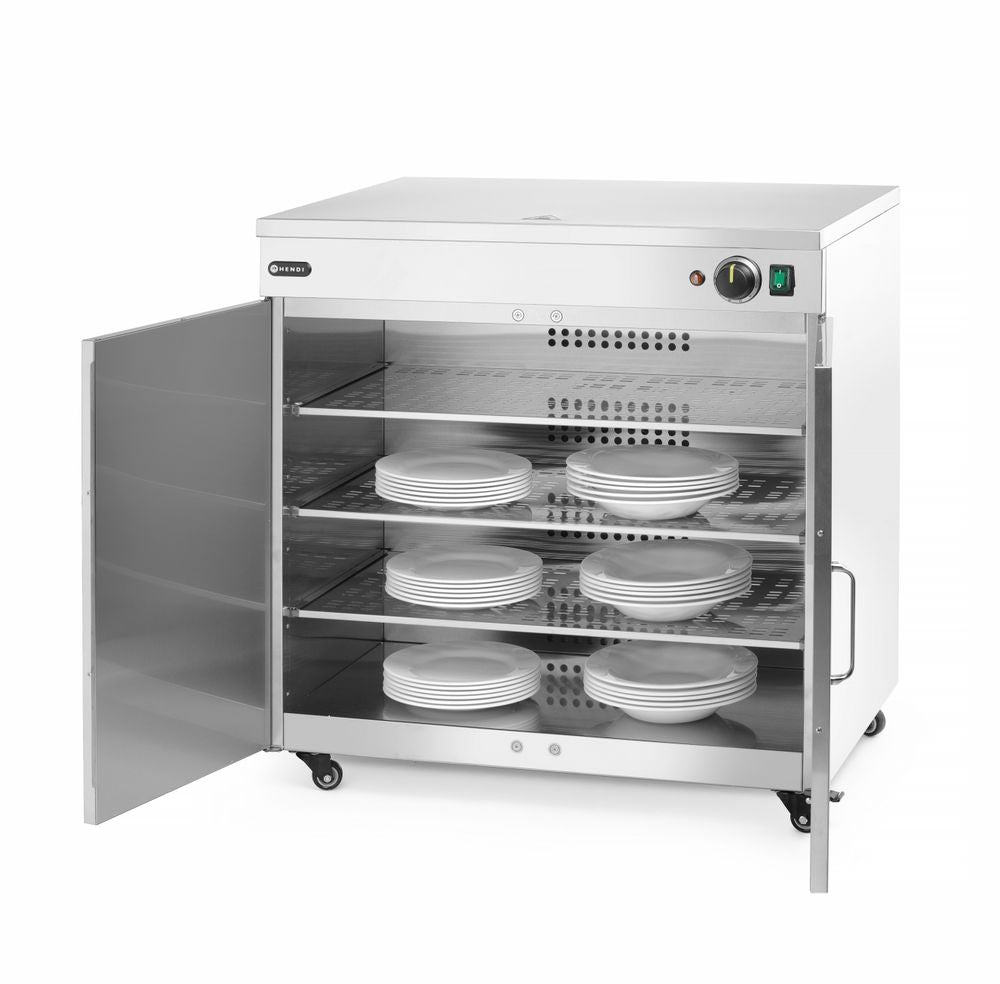 Bordenwarmer dubbel, HENDI, 230V/800W, 735x589x(H)766mm