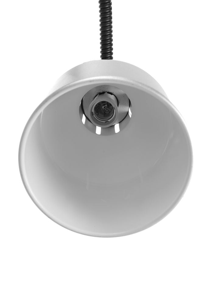 Warmtelamp verstelbaar cilindrisch, HENDI, Zilver, 230V/250W, ⌀175x(H)250mm