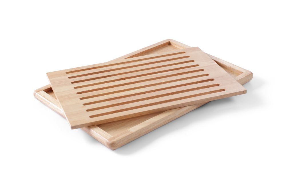 Broodsnijplank, HENDI, Hout donker, 475x322mm