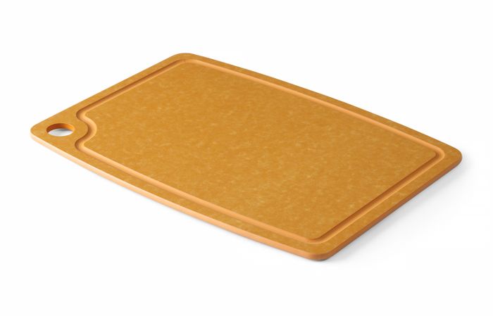 Snijplank Houtvezel met Anti-slip, HENDI, Bruin, 370x275x(h)6mm