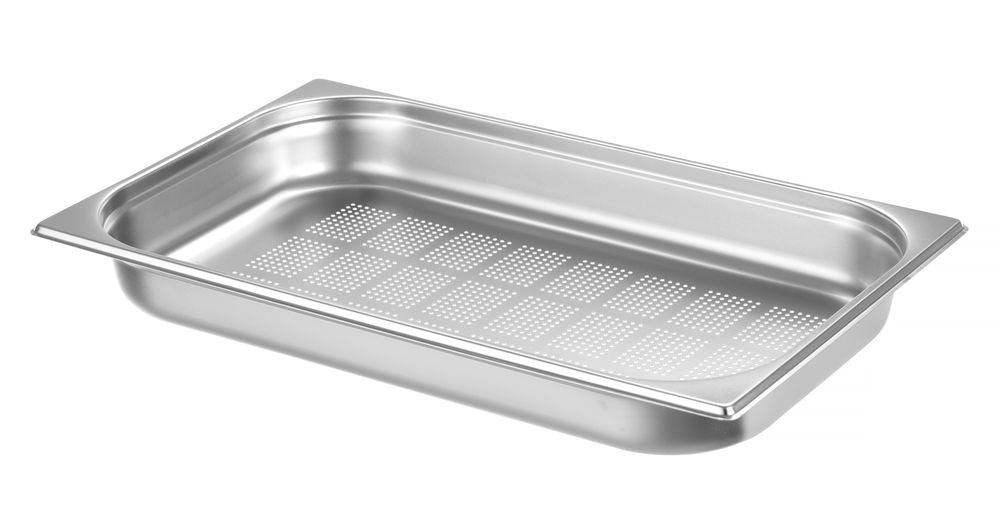 Container GN 1/1 geperforeerd, HENDI, Kitchen Line, GN 1/1, 9L, (H)65mm