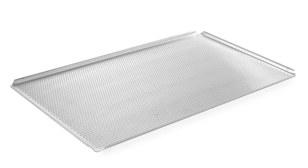 Tray geperforeerd GN 1/1 - met 4 randen, HENDI, 530x325x(H)10mm