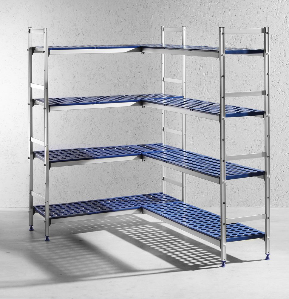 Aluminium opbergrek , HENDI, 1280x405x(H)1685mm