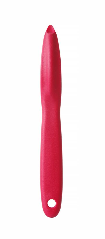 Dunschiller met gekarteld lemmet, HENDI, Rood, (L)175mm