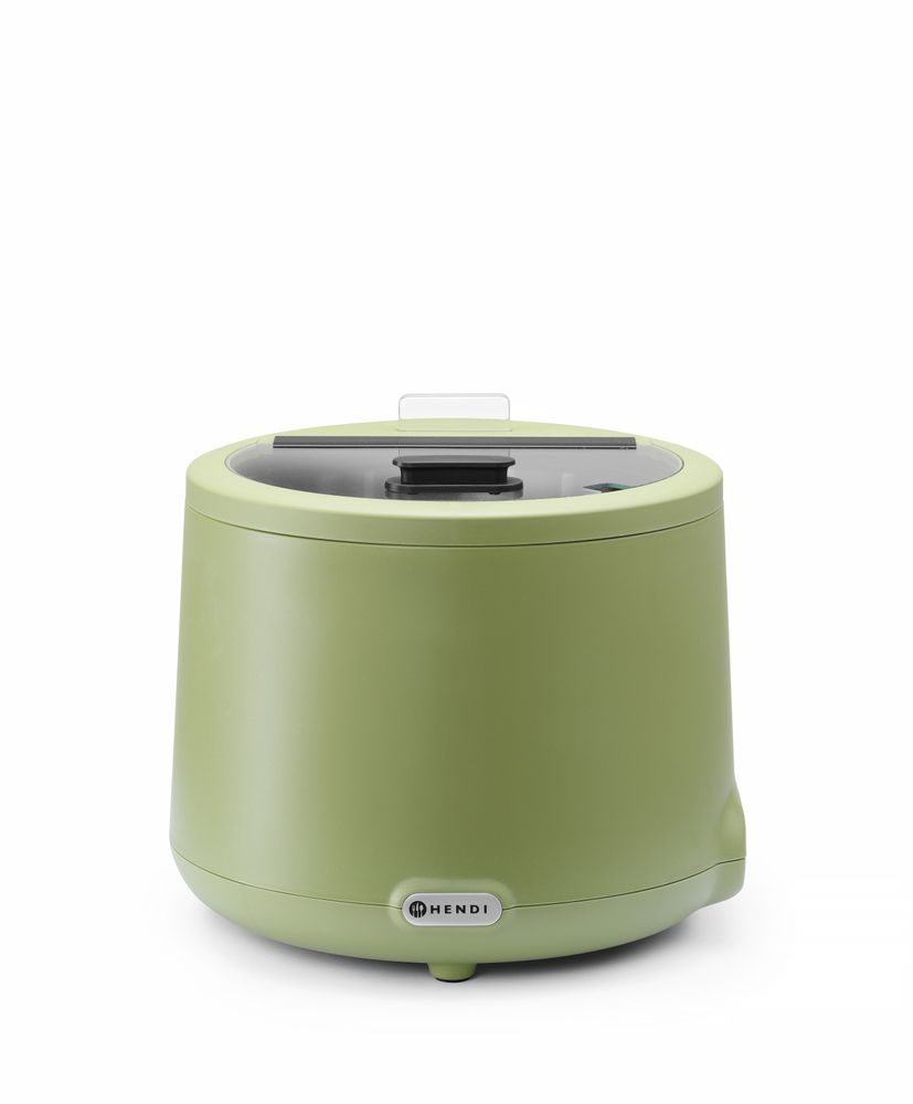 Soepketel HENDI UNIQ, HENDI, designed by Robert Bronwasser, 8L, Groen, 220-240V/500W, ⌀365x(H)325mm