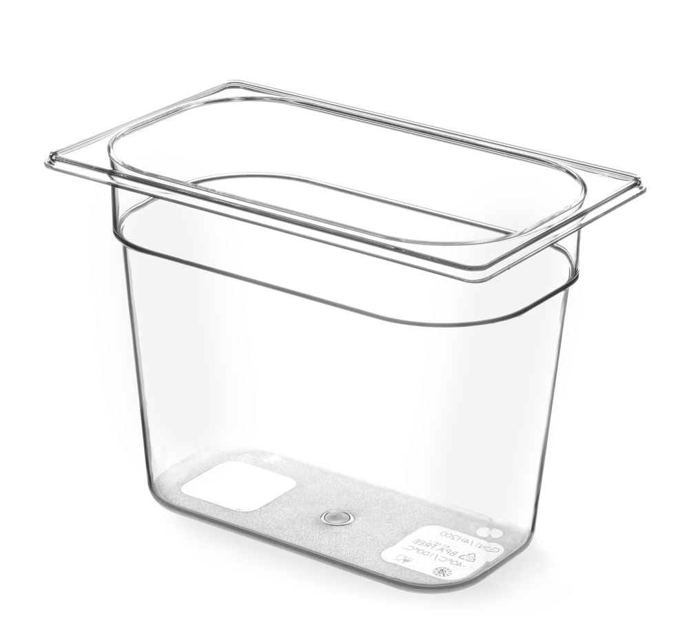Container GN 1/4 Tritan, HENDI, GN 1/4, 4L, Transparant, 265x162x(H)150mm