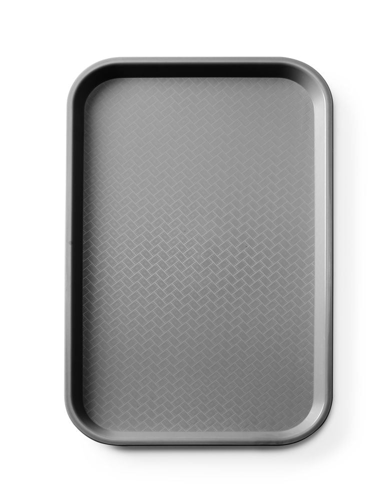 Fastfooddienblad polypropyleen GN 1/1, AmerBox, GN 1/1, Zwart, 530x325x(H)20mm