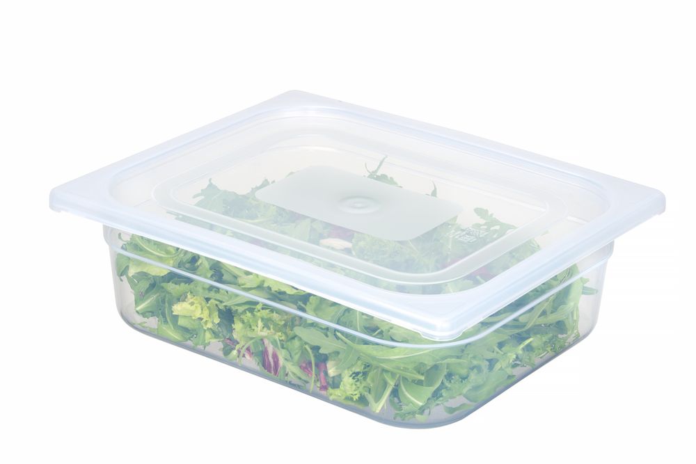 Container GN 1/2 polypropyleen, HENDI, Profi Line, GN 1/2, 6,5L, Transparant, 325x265x(H)100mm