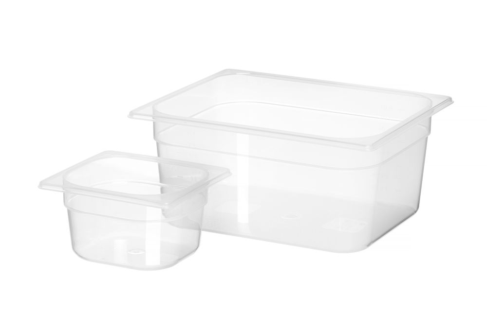Container GN 1/6 polypropyleen, HENDI, Profi Line, GN 1/6, 1,6L, Transparant, 176x162x(H)100mm