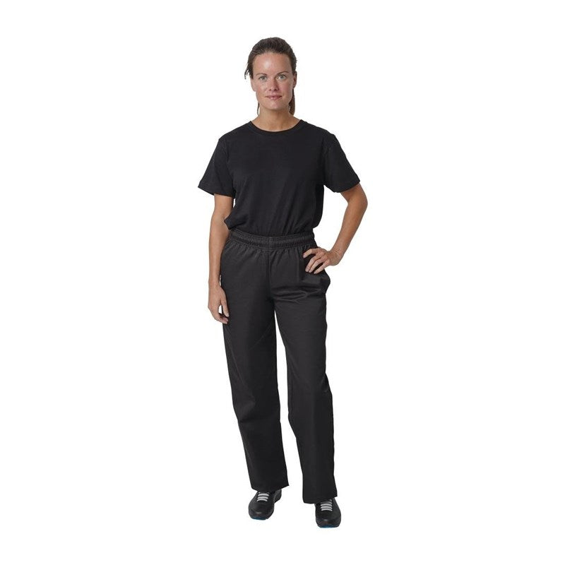 Koksbroek Vegas, Whites Chefs Clothing, Zwart, Maat M