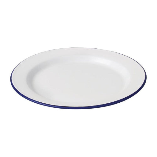 Olympia Emaille Bord - Ø30x(H)2,5cm ( Set van 6 )