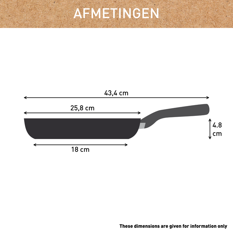 Tefal Renew Black Keramische Koekenpan Ø 24 cm, Alle Warmtebronnen