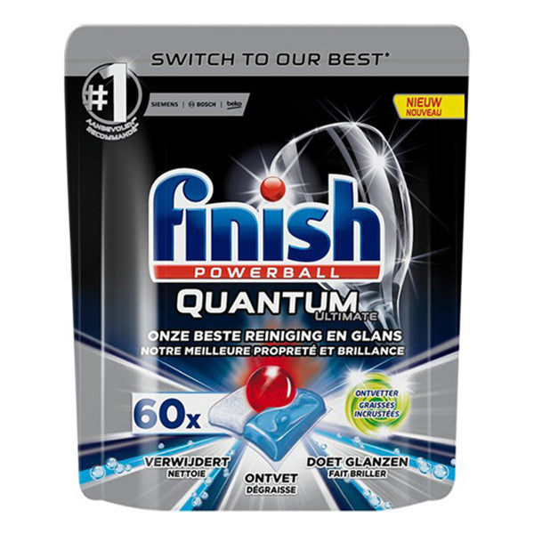Vaatwastabletten, Finish Powerball Quantum, 60 stuks