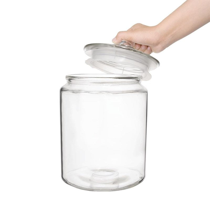 Olympia Glazen Voorraadpot – 6,35L - 29,3(H) X 20(Ø)CM