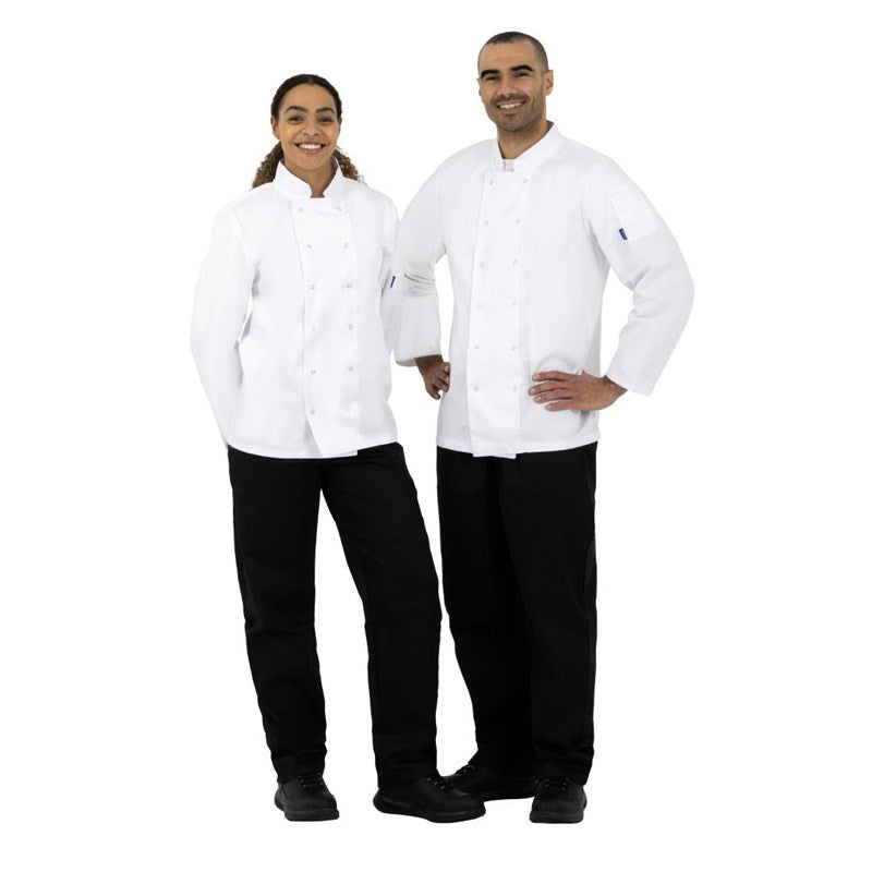 Koksbuis lange mouw Vegas, Whites Chefs, Wit, Maat XL