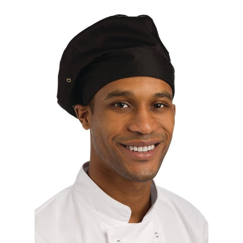 Koksmuts, Chef Works, Zwart, Universeel