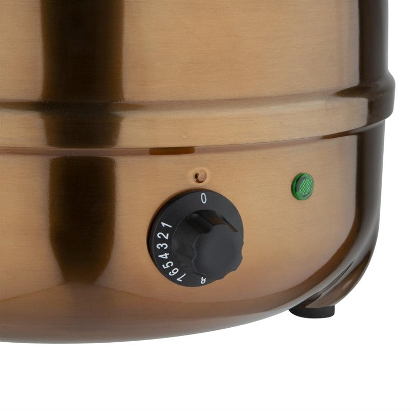 Buffalo Soepketel 10 liter, Koper, Bain marie