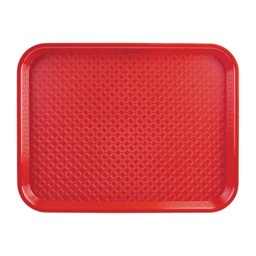Kristallon Dienblad, 45x35 cm, Rood, Polyprop, Horeca