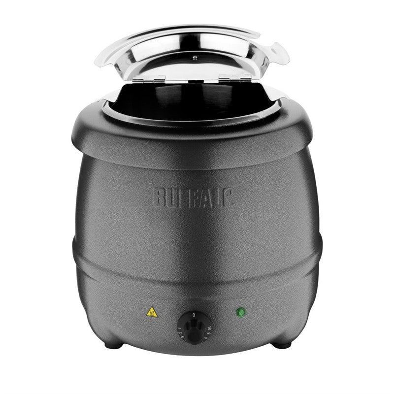 Buffalo Soepketel 10 liter, Grijs, Bain marie