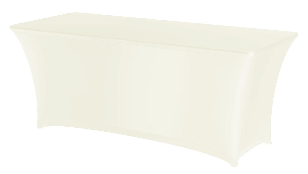 Tafelhoes Symposium rechthoekig, HENDI, 810910 + 810897, Wit, 1830x760x(H)730mm