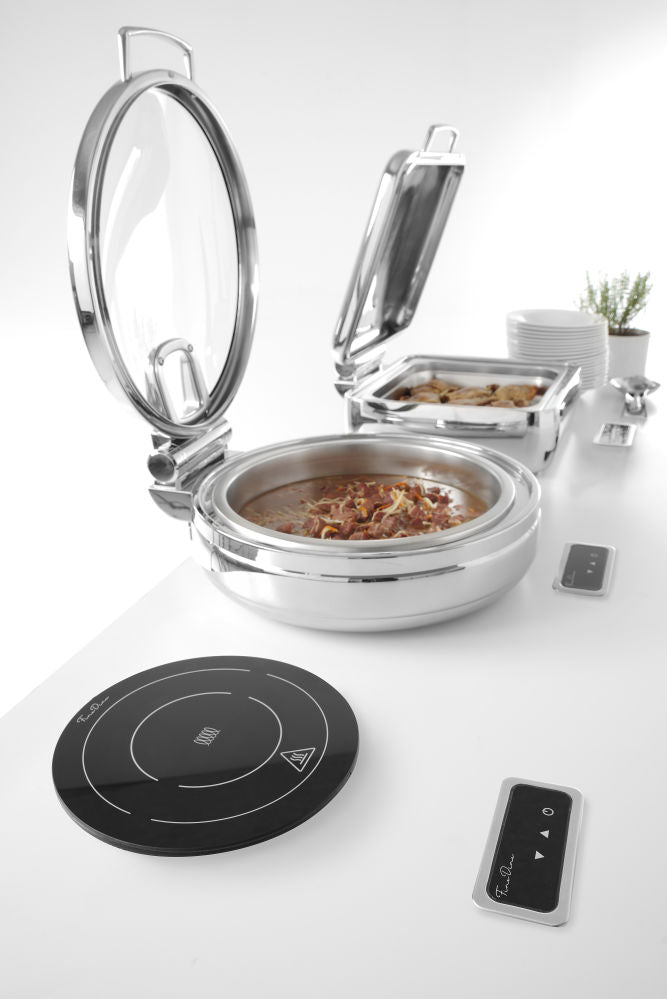 Inductie warmhoudplaat 800W, Fine Dine, 230V/800W, ø245x(H)68mm