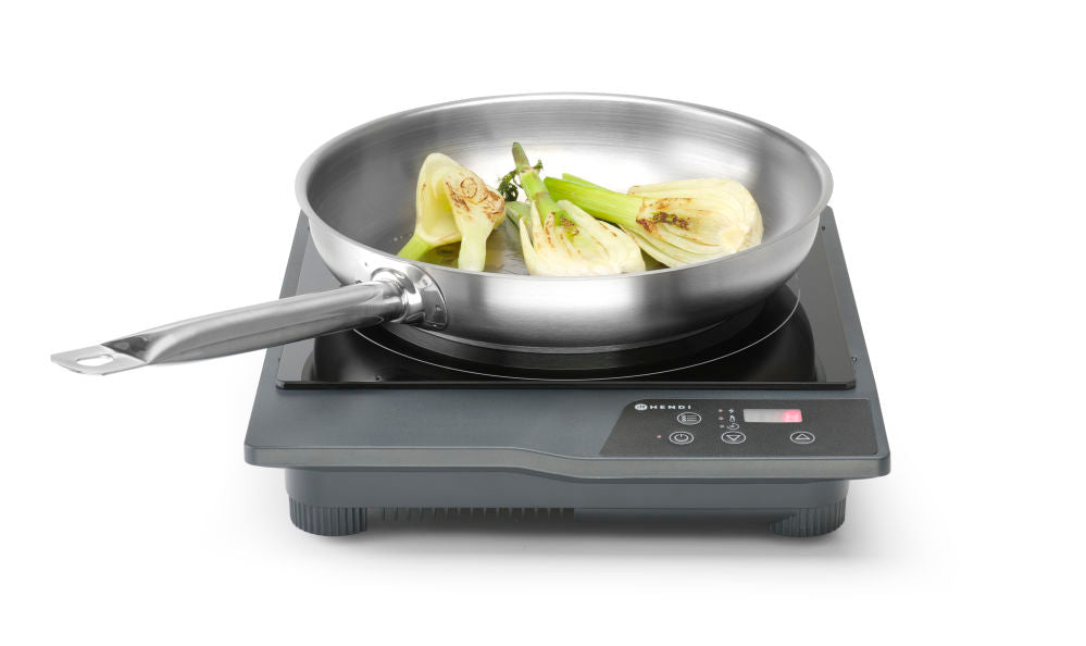 Inductie kookplaat model 1800, HENDI, Kitchen Line, 230V/1800W, 315x345x(H)70mm
