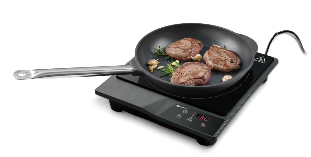 Inductie kookplaat model 1800, HENDI, Kitchen Line, 230V/1800W, 315x345x(H)70mm