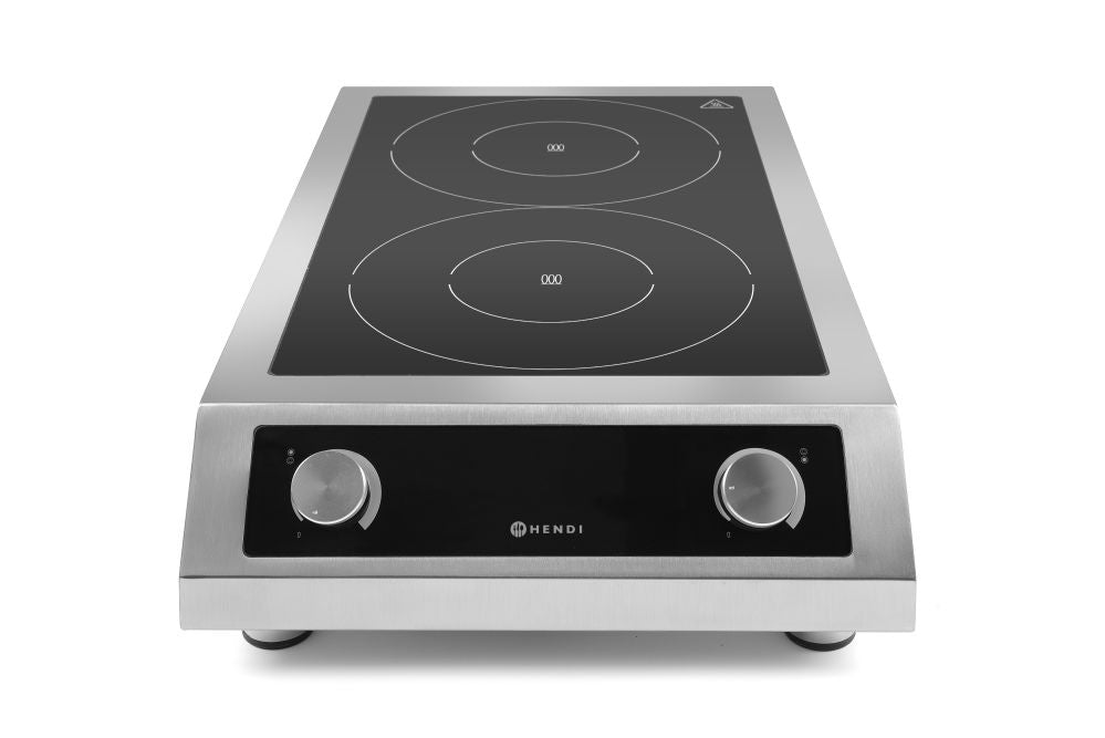 Inductie kookplaat model 7000, HENDI, Profi Line, 400V/7000W, 405x698x(H)145mm