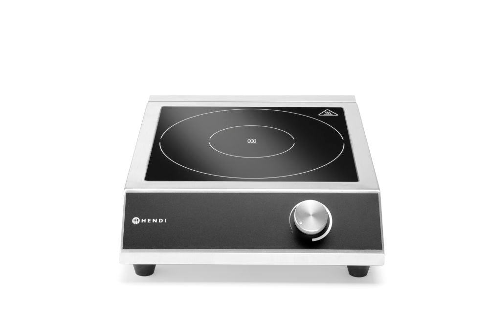 Inductie kookplaat model 3500 M, HENDI, Kitchen Line, 230V/3500W, 327x425x(H)100mm