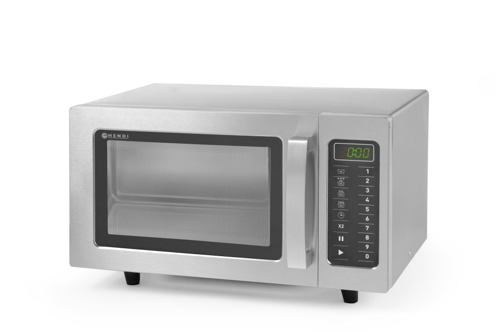 Magnetron programmeerbaar 1000W, HENDI, 23L, 230V/1550W, 511x432x(H)311mm