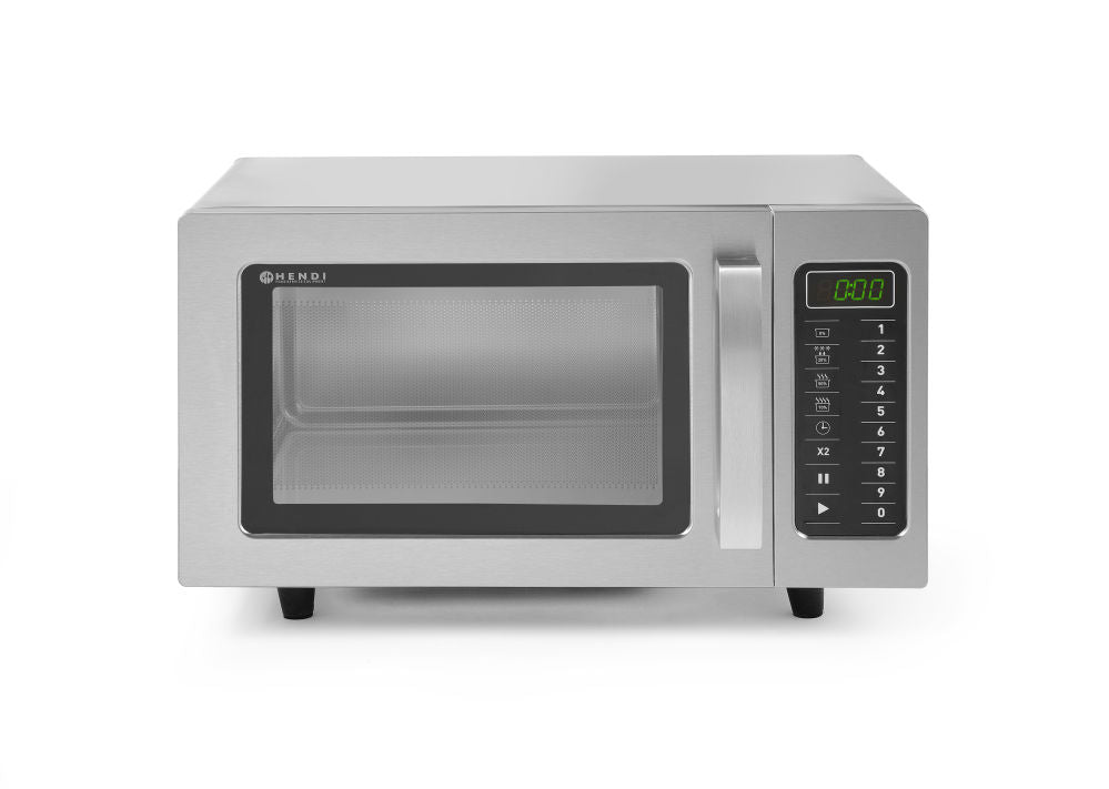 Magnetron programmeerbaar 1000W, HENDI, 23L, 230V/1550W, 511x432x(H)311mm