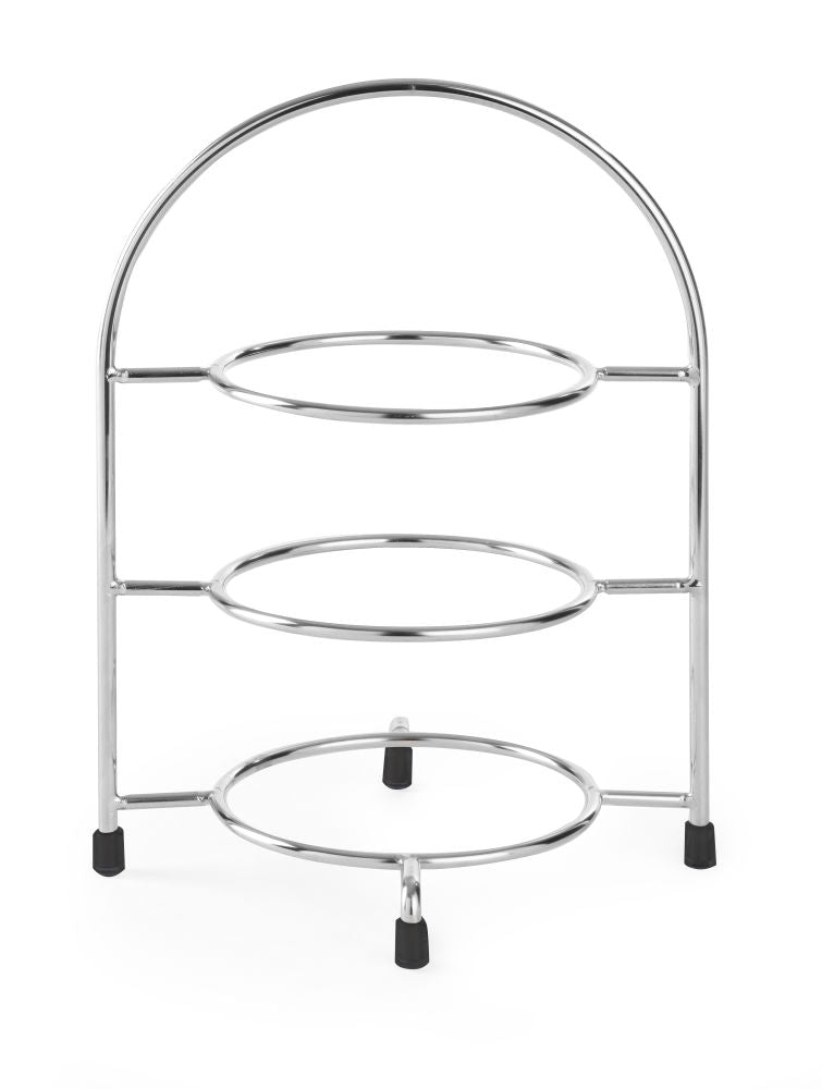 Serveerstandaard voor borden, HENDI, borden max. Ø 275 mm, 290x290x(H)440mm