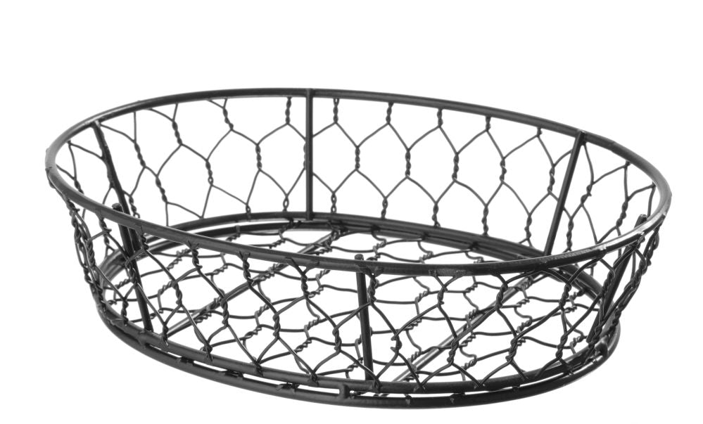 Draadmandje basic ovaal, HENDI, 230x180x(H)60mm