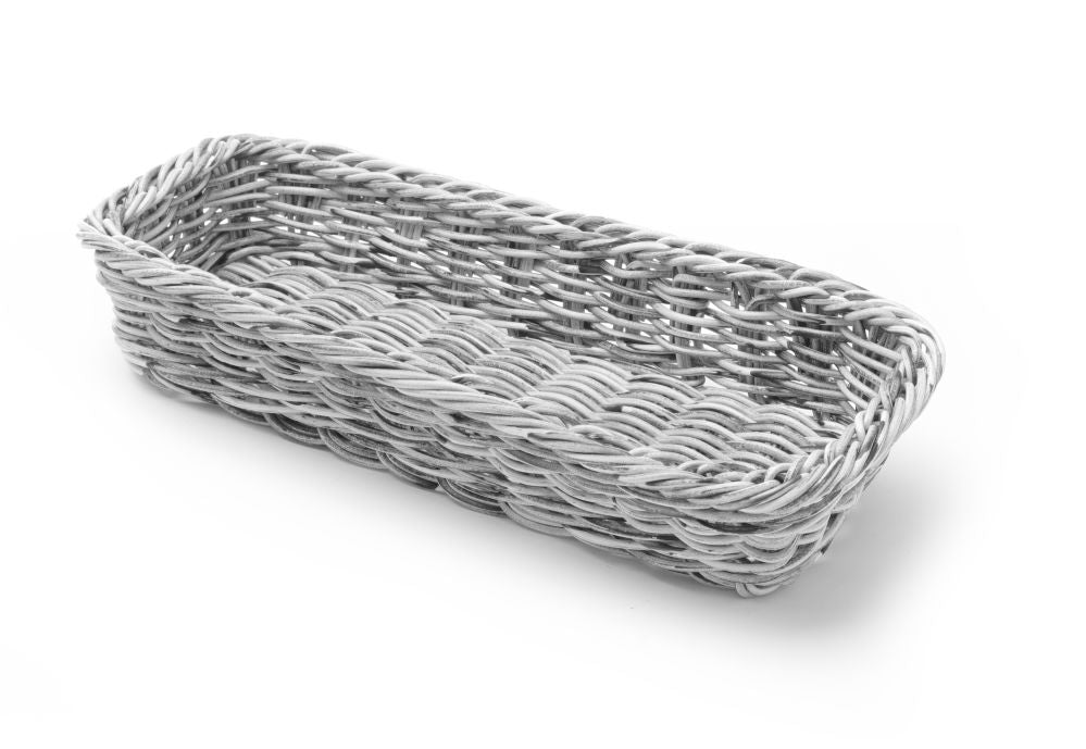 Bestekmand, HENDI, Zwart, 270x100x(H)45mm
