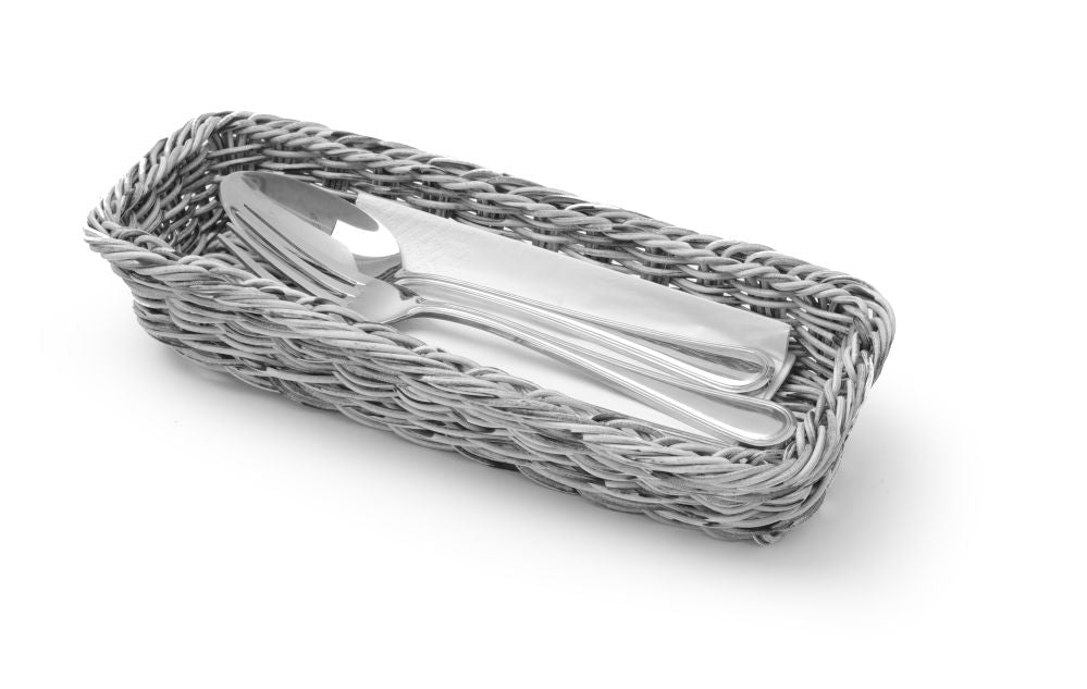 Bestekmand, HENDI, Zwart, 270x100x(H)45mm