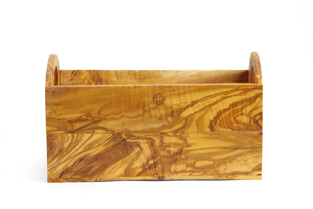 Brooddoos olijfhout, HENDI, 245x198x(H)194mm