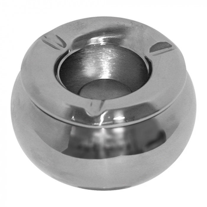 RVS terrasasbak / Asbak 11cm - Zilver - Asbakken voor buiten en terras - Tafelasbak