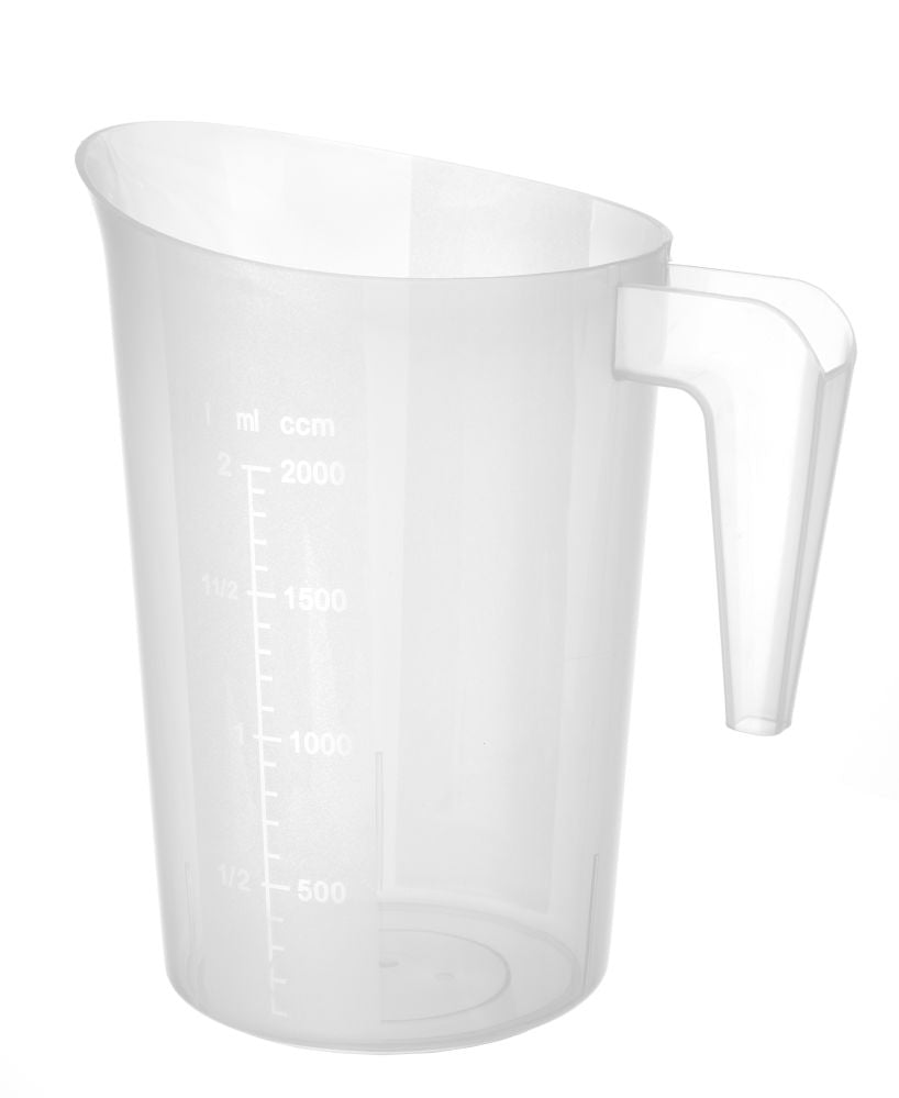 Maatbeker stapelbaar, HENDI, 2L, ø160x(H)205mm