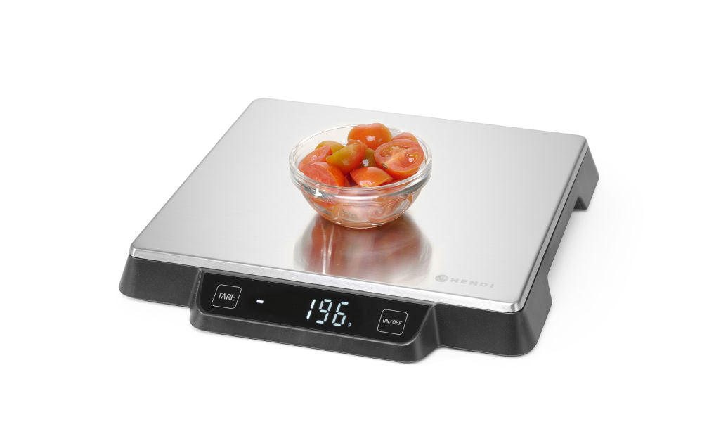 Keukenweegschaal 15 kg, HENDI, 266x269x(H)34mm