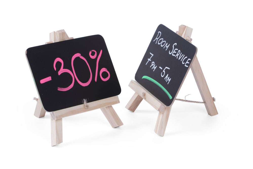 Tafel krijtbord - 2 st., HENDI, 2 st.